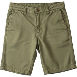 Ingram Mens Slim Fit Chino Shorts Olive Green Made in Italy Size 48 IT US 32